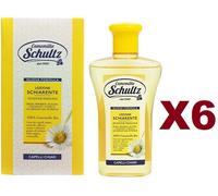 6 PZ SCHULTZ LOZIONE CAMOMILLA SCHIARENTE PER CAPELLI CHIARI BIONDI 200ML