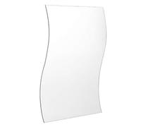 6 pz Set Acrilico Specchio Ondulato Adesivi Murali Specchio Arte Fai Da Te Casa Decorativo Specchio Parete Foglio Piastrelle di Plastica per La Casa Soggiorno Camera Da Letto Divano TV Impostazione De