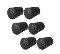 6 Pz/set Bastone Da Nordic Walking Estremità Protezioni for Punta Del Bastone Da Trekking Cuscinetti In Gomma Punte Di Sostituzione Del Buffer Estremità for Bastone Da Trekking
