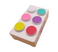 6 pz/set Chiodi Elettrici Trimmer Pad Sostituzione Testa di Rettifica per Baby File Bambini Manicure Pezzo di Ricambio Pastiglie Elettriche Testa di Rettifica