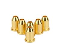 6 pz/set Chitarra String Caps Fibbia di Montaggio Attraverso Corpo Puntali Boccola Per Chitarre Elettriche Boccole