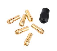 6 Pz/set Collet Chuck Manicotti Rotary Tool Collet M8 * 0.75 Cap Compreso 1mm-3.2mm Collet Manicotti con Plastica Nera M8 × 0.75 Copertura Adatto per Utensili Rotanti