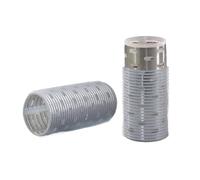 6 pz Set di bigodini for capelli con presa automatica ionica termica bigodini for frangia con nucleo in alluminio acconciatura da donna extra lunga 105 mm(40mm)