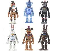 6 pz/set FNAF Action Figure Five Night Game Mobile Action Figure Ornamenti Scrivania Regalo Bambini Capodanno