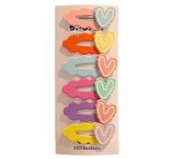 6 pz/set forcina per ragazze dolci fascino clip di capelli estetica Candy colore accessori per capelli colore casuale