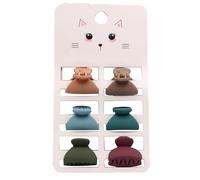 6 Pz/set Frosted Piccole Clip di Presa Per Le Donne s Plastica Piccolo Granchio Capelli Mini Barrettes Fiore Forcine Capelli Artiglio Attraente