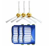 6 Pz/set Spazzola Laterale Filtri Kit for IROBOT for ROOMBA 500 600 700 Serie Aspirapolvere Parti di Ricambio Accessori Lodevole