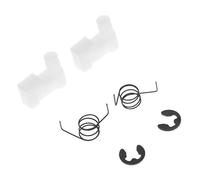 6 pz/set Volano Starter Pawl Molla Clip Recoil per Motosega 4500/5200/5800 Con Filo Anulare Buffer Tubo Olio Verme Ingranaggio Filterarburetor Riparazione Temperamatite Elettrico Avviamento Molla