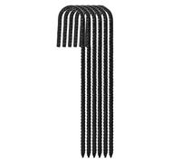 6 pz/set Zincato A Terra Pali Ancore In Acciaio Inox Giardino Pali J Gancio Disegni Per Tende Trampolini Forniture Esterne