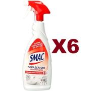 6 PZ SMAC SGRASSATORE DISINFETTANTE SPRAY 650ML