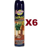 6 PZ SPLENDIDA IL PULIMOBILI ANTISTATICO PROFUMATO SPRAY 300ML NUTRE I MOBILI