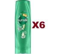 6 PZ SUNSILK BALSAMO PER CAPELLI RICCI CON MACADAMIA ARGININA E BIOTINA 200ML