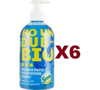 6 PZ SVELTO PUMP CONCENTRATO PIATTI MENTA E BERGAMOTTO CON DOSATORE 450ML