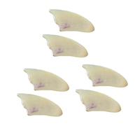 6 Pz Tavola Raschiante Raschiamento Cinese Strumenti Gua Sha Strumento Di Massaggio Gua Sha Piatto Guasha Tavola Per Raschiare Il Viso Raschietto Corno Di Pecora Naturale Piccolo
