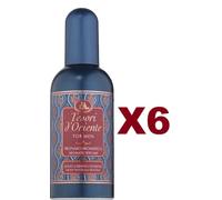 6 PZ TESORI D’ORIENTE PROFUMO FOR MEN LEGNO DI EBANO E GINSENG 100ml