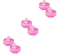 6 Pz Titolare Del Monomero Mano Ammorbidente Macchina Ricaricabile Efile Lavello Piatto Bagnare Gel Tazza Tecnologia Chiaro Accessori Liquido Mancia Cuticola Dappen Bicchiere Rosa CRILSTYLEO