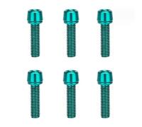 6 pz viti tronchi per bicicletta viti rastremate viti per bicicletta tronco superiore vite di copertura biciclette auricolare con lavatrici in acciaio inox viti a testa rastremate con riparazione