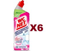 6 PZ WC NET CANDEGGINA PROFUMATA GEL FLOWER FRESH IGIENIZZANTE 700ML