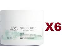 6 PZ WELLA PROFESSIONALS NUTRICURLS WAVES & CURLS MASK ONDE E RICCI 150ML