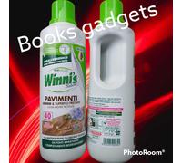 6 pz Winni's Detergente Pavimenti Legno & Superfici Pregiate Olio Lino 40 Lav