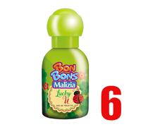 6 PZ x BON BONS MALIZIA LUCKY YOU PROFUMO DONNA EAU DE TOILETTE 50ml
