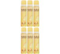 6 Pz x MALIZIA DEODORANTE PROFUMO VANIGLIA SPRAY 100 ML SEDUCTION PARFUM DONNA