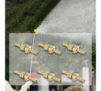 6 raccordi portagomma da 8,5 mm, giunto connettore dritto per acqua e aria