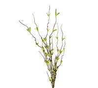 6 rami di salice artificiali con foglie, 112 cm, bastoncini di verde ricci realistici per decorazione domestica e ufficio, A1