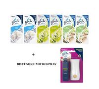 12 Ricariche GLADE MICROSPRAY+ DIFFUSORE MICROSPRAY Fragranze Assortite casa