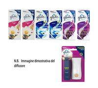 6 Ricariche per Diffusore GLADE MICROSPRAY Fragranze Assortite casa