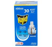 6 Ricariche RAID LIQUIDO Ricarica Diffusore Elettrico zanzare tigre e comuni