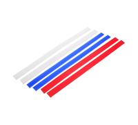 6 righelli per misurare lo spessore dell'impasto, guide per mattarello in