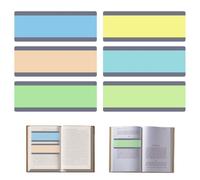 6 Righello da Lettura Bambini, Segnalibro per Dislessia, Righelli Colorati Pastello Grande, Segnalibri per Insegnanti, Studenti e Principianti