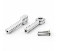 6" riser morsetto monte manubrio bar supporti Set Per 1" Bar Cromato T9