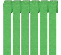 6 rotoli di carta crespa verde, 4,5 cm x 25 m, carta crespa per compleanni, decorazioni per feste, decorazioni per matrimoni (rotolo da 4,5 cm x 25 m)