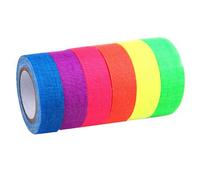6 rotoli di nastri fluorescenti colorati per vari progetti di decorazioni per feste nastro fosforescente