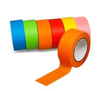 6 rotoli di nastro adesivo, fatti a mano fai da te arte nastro di colore, dipinto decorativo regalo nastro, scrivibile fatti a mano fai da te nastro dipinto, adatto per la decorazione del partito