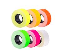 (6 rotoli) MIX 21 x 12 mm adesivo in carta colorata Prezzemarker etichette MX-5500