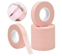 6 Rotoli Nastro per Ciglia, Microporoso Traspirante Nastro Adesivo Ciglia, Eyelash Tape Non Tessuto Estensione Ciglia per Applicazione Estensione Ciglia, 0,5 Pollici x 10 Iarde per Rotolo