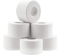 6 Rotoli Nastro Sportivo Autoadesivo - 3.8 cm x 9.15 m | Tape per Pallavolo, Calcio, Bendaggio Funzionale Sportivo e Professionale | Salvapelle per Dita, Polsi, Caviglie