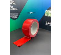 6 ROTOLI SCOTCH NASTRO ADESIVO ROSSO DUCT TAPE TELATO AMERICANO 50 X 25