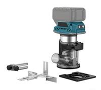 6 router brushless a velocità variabile con opzione di alimentazione da 18 V 21 V e regolatore di profondità a cremagliera e pignone per risultati accurati di taglio del legno