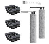 6 rulli spazzola di ricambio e accessori filtranti per Tineco Floor One S5/S5 Pro/S5 Pro 2 - 2 rulli a spazzola e 3 filtri (non compatibili con S5 Combo) per aspirapolvere a secco e a umido