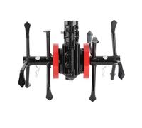 6 - Ruota per coltivatore in lega di alluminio e ferro, ruota per motozappa da giardino multiuso per lavorare in profondità il terreno, ammorbidirlo e falciare l’, accessorio p