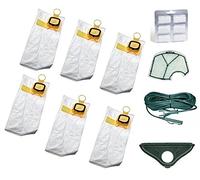 6 SACCHETTI + 6 PROFUMI + FILTRO + 1 SPAZZOLA + 1 CAVO 7 MT FOLLETTO Vk 140 150