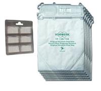 6 SACCHETTI + 6 PROFUMI ORIGINALI PER FOLLETTO VK 135 136 ASPIRAPOLVERE VORWERK ORIGINALE
