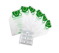 6 sacchetti + 6 profumini per Vorwerk Folletto VK200 VK200s VK220s compatibili