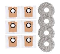 6 sacchetti antipolvere 4 pastiglie mop in microfibra per Xiaomi per Mijia B116