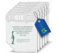 6 Sacchetti Compatibili Folletto VK135 e 136 in Microfibra Top Premium | Alta Filtrazione Antipolvere | Durata 1 Anno | Ricambio Sacchetti Aspirapolvere Vk 135/136