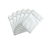 6 Sacchetti compatibili in microfibra per Aspirapolvere Folletto VK135 e VK136 filtraggio a 5 strati antipolline antiacaro per pelo animali e guarnizione in gomma per un'aspirazione perfetta